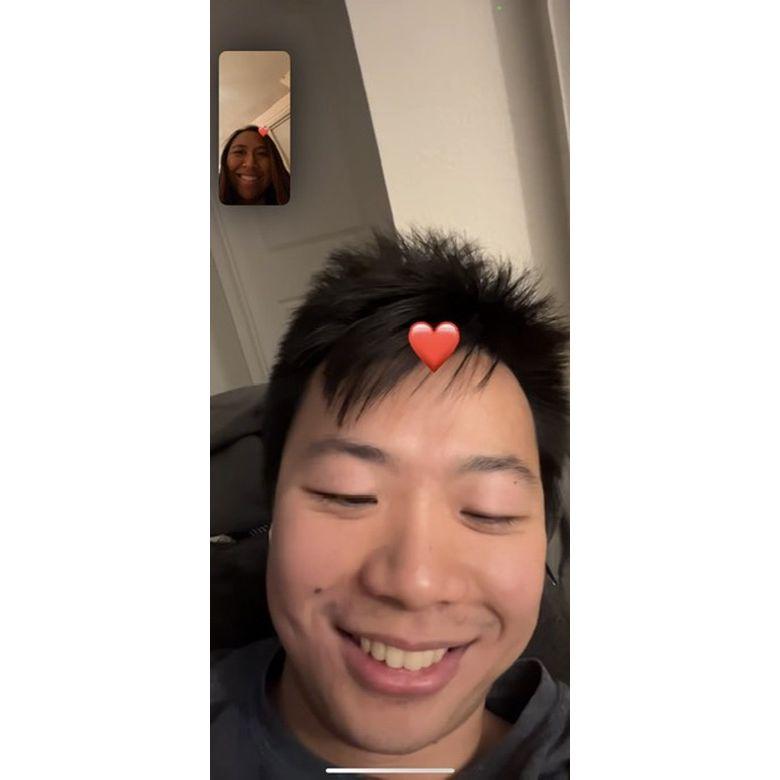 Some of our dates would be catching up about our days on Face-time.