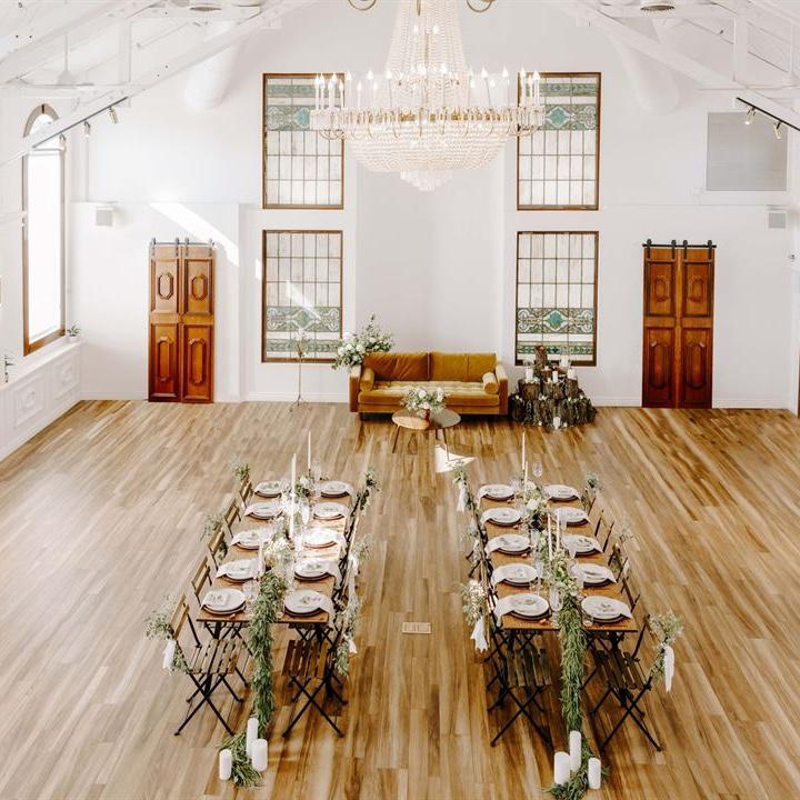 This will be the ceremony and reception space for our special day!