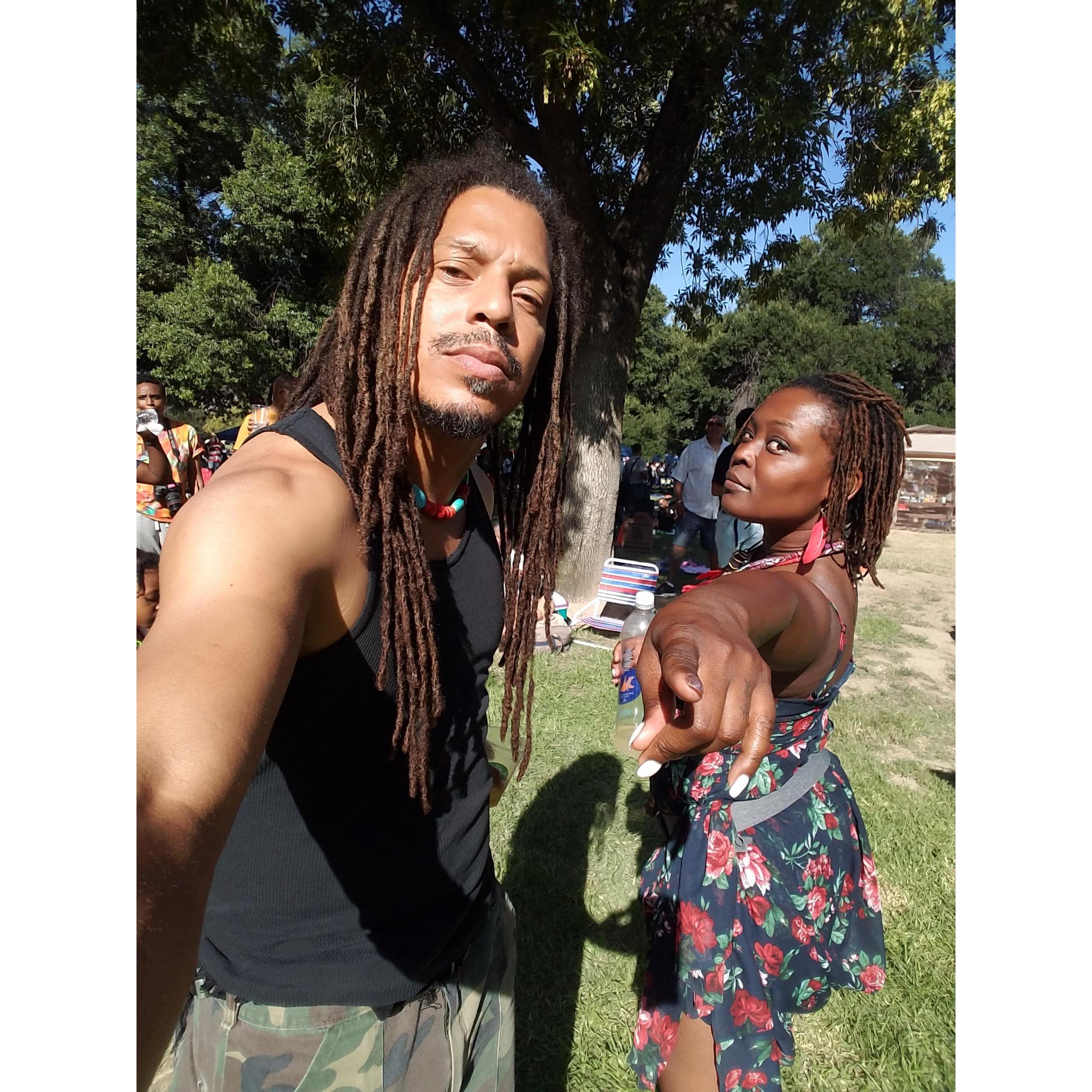 At one of LA's best black music festivals....SOULNIC!!!!!