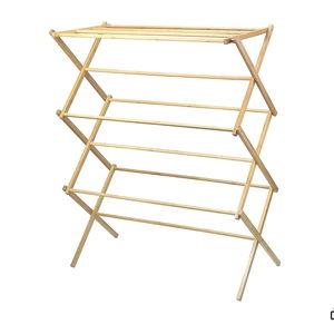Wooden Clothes Drying Rack