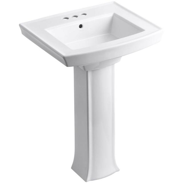 Archer® Vitreous China Pedestal Bathroom Sink