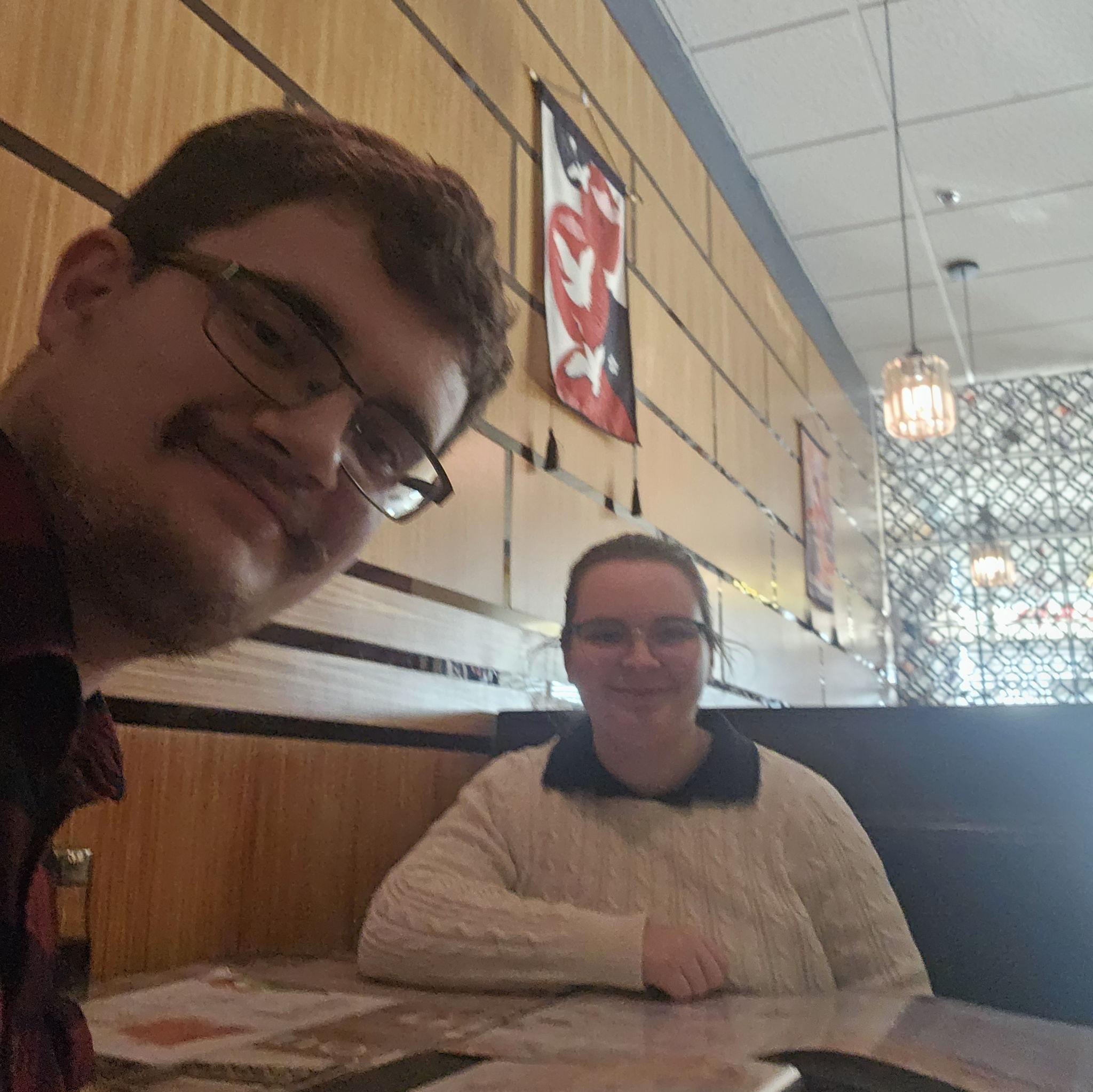 Abby also likes sushi. Someone should get Josh a course in photography.