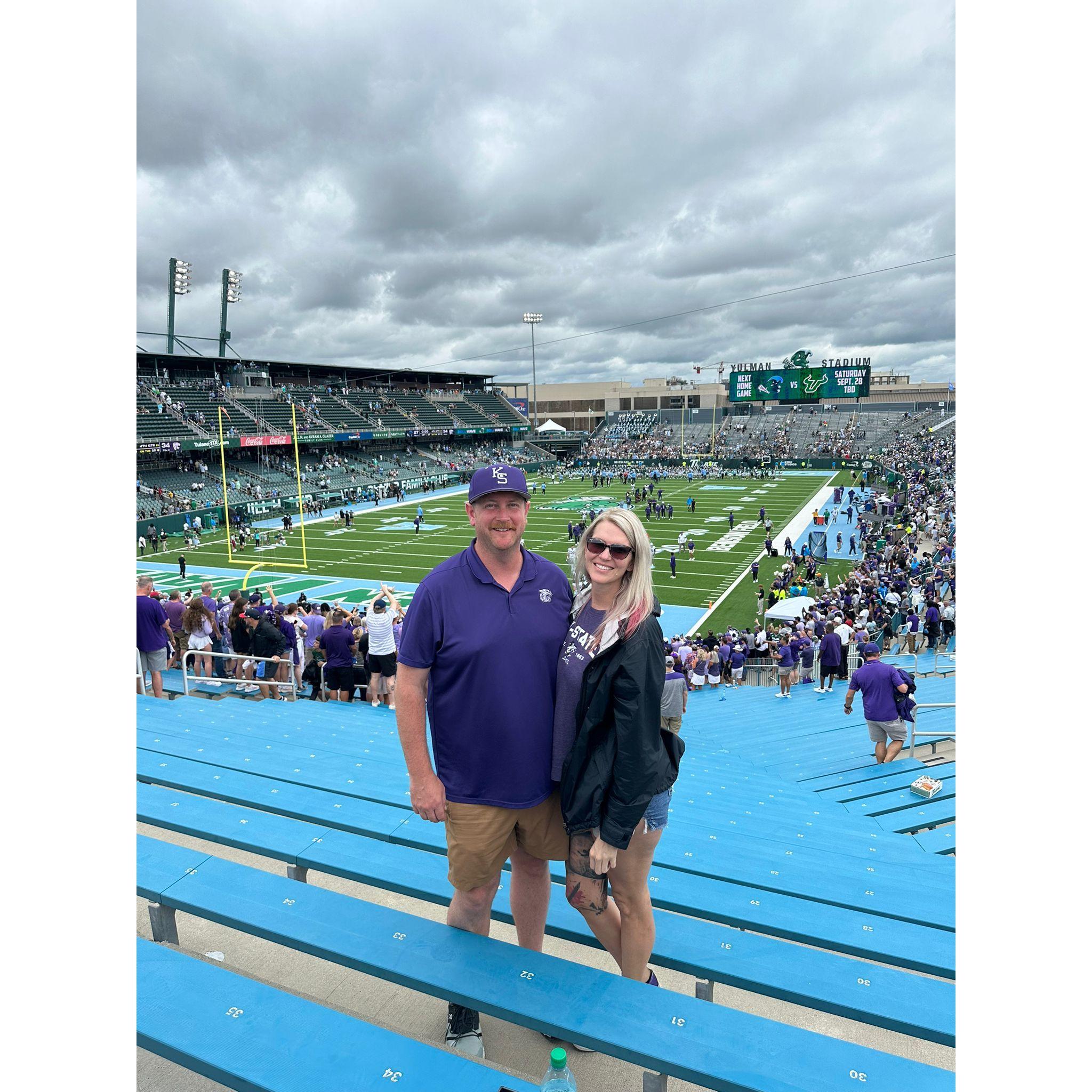 First K-State game together @ Tulane - New Orleans, LA