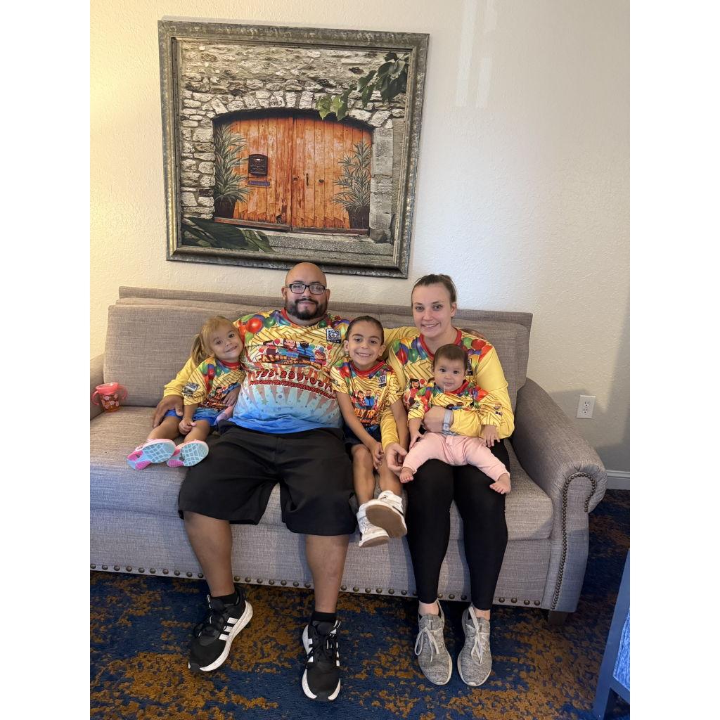 Our first business trip.