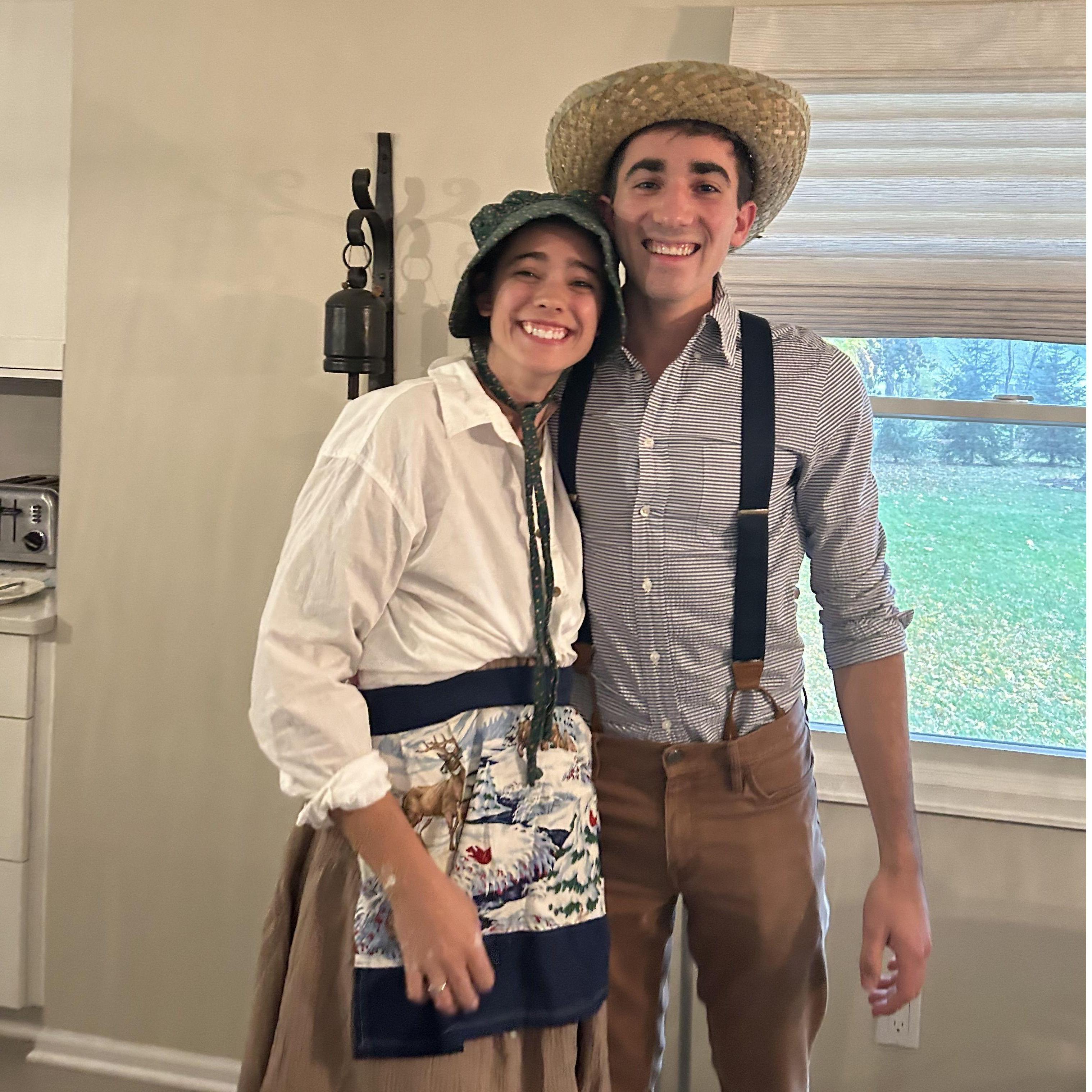 Halloween as Ma and Pa from Little House on the Prairie