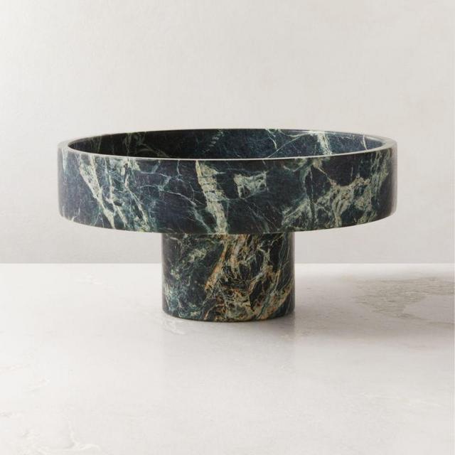 Orcino Green Marble Fruit Bowl |CB2