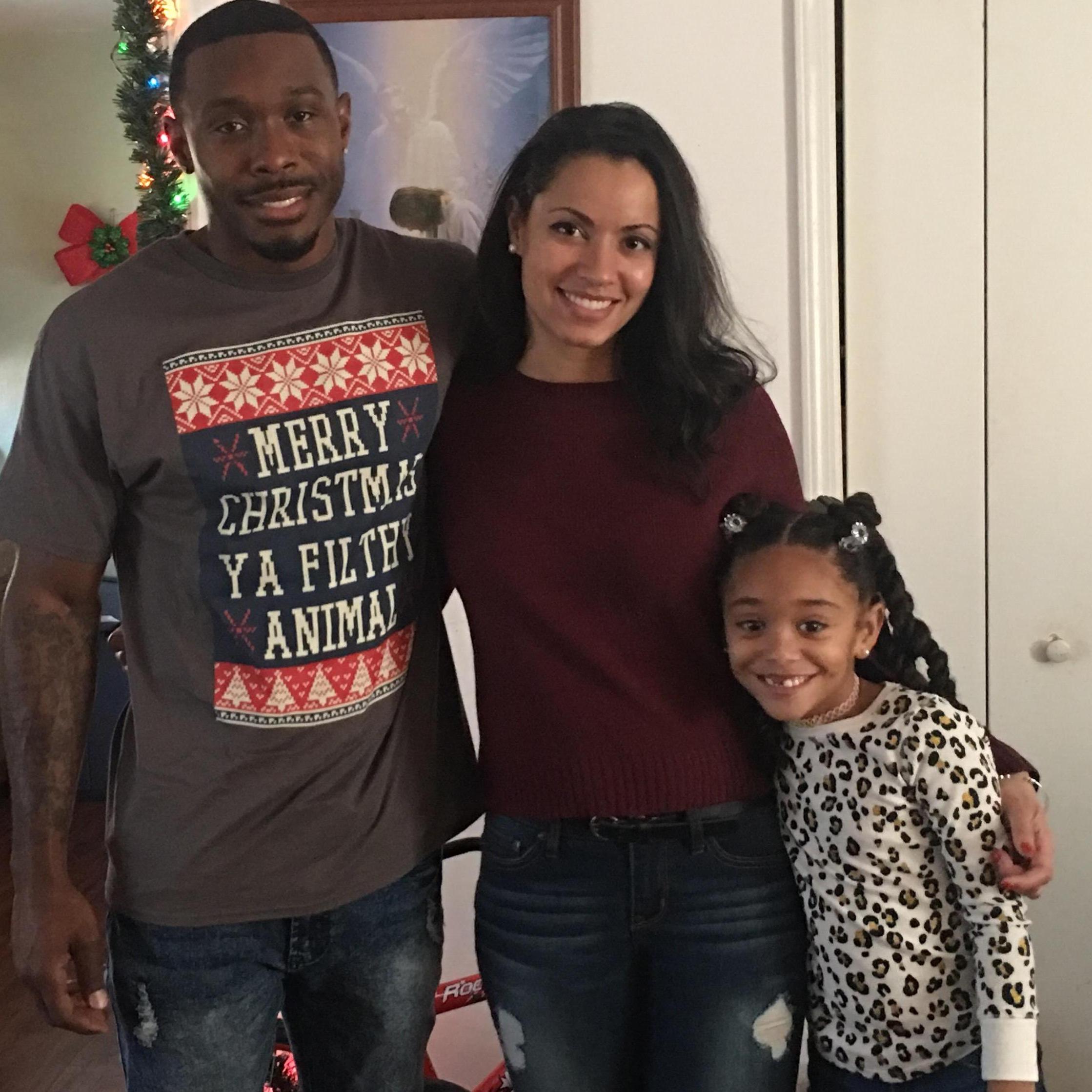 Meeting Felicia’s parents for the first time.