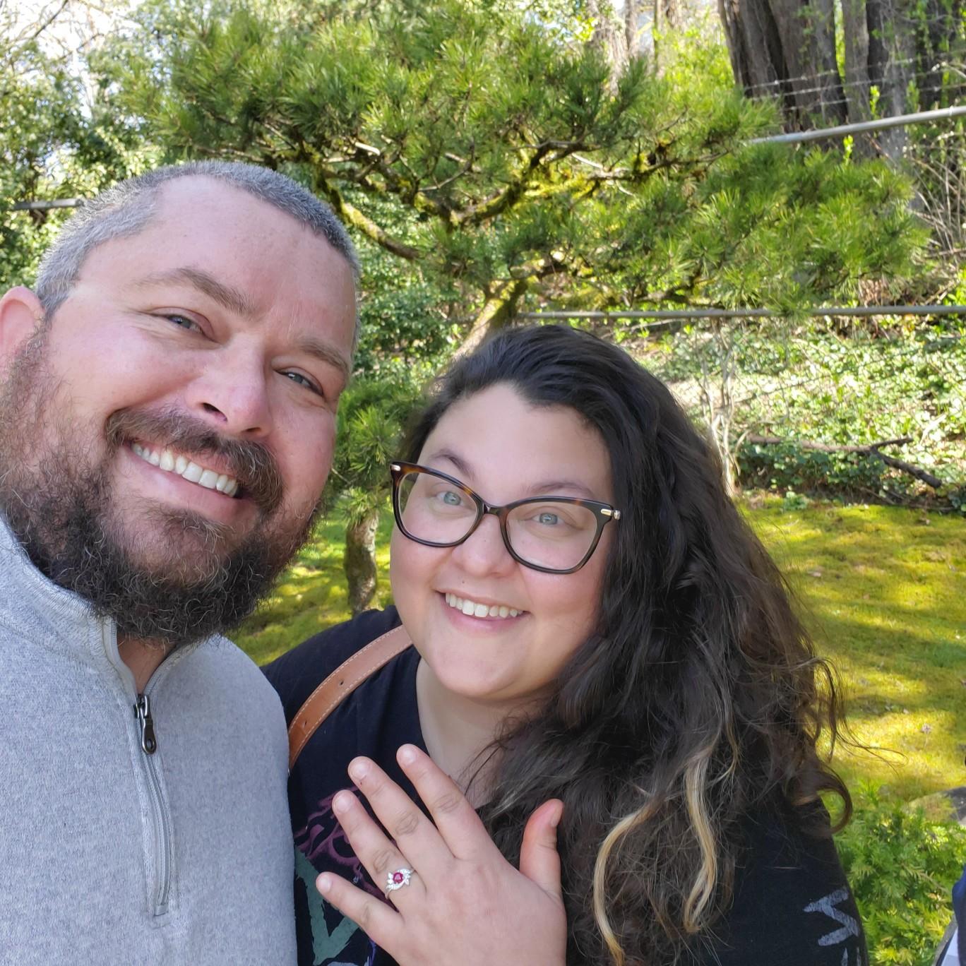 Our first engagement photo! 3.31.21