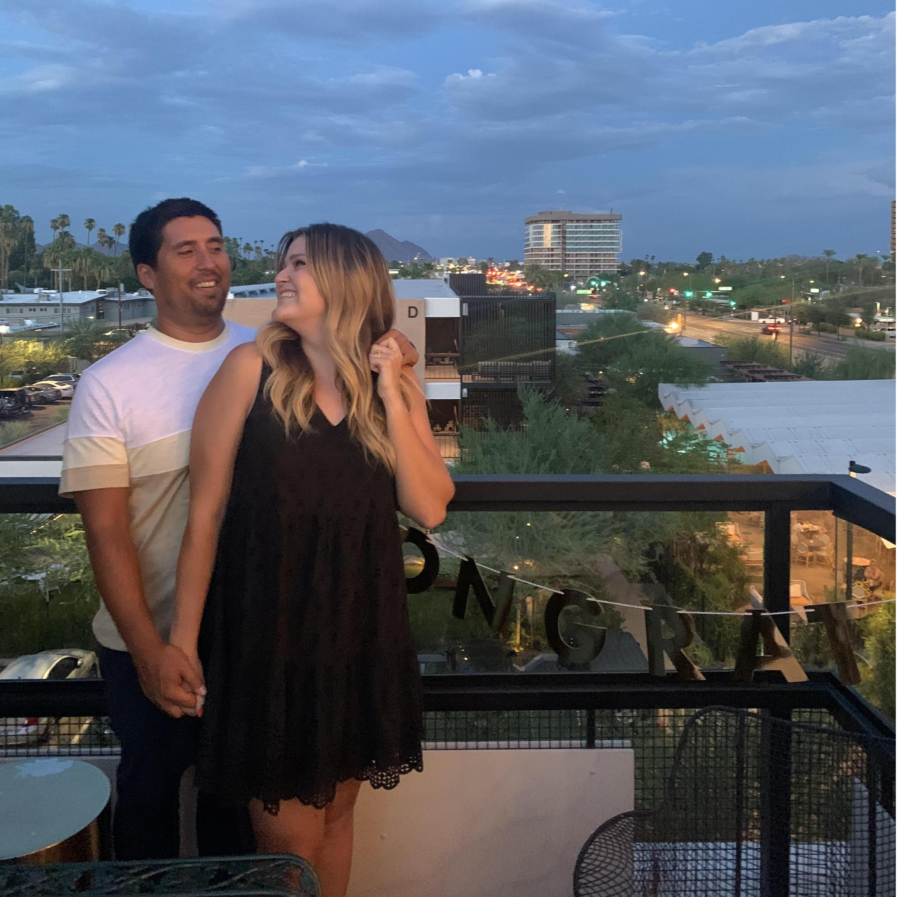 Our friends threw us the sweetest surprise party