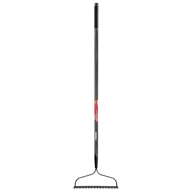 57 in. Fiberglass Handle 16-Tines Bow Rake