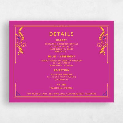 Pink Classic Wedding Enclosure - Sona