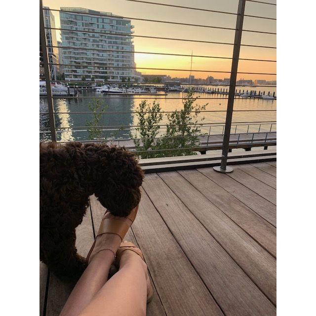 First night at the condo in Seaport.
