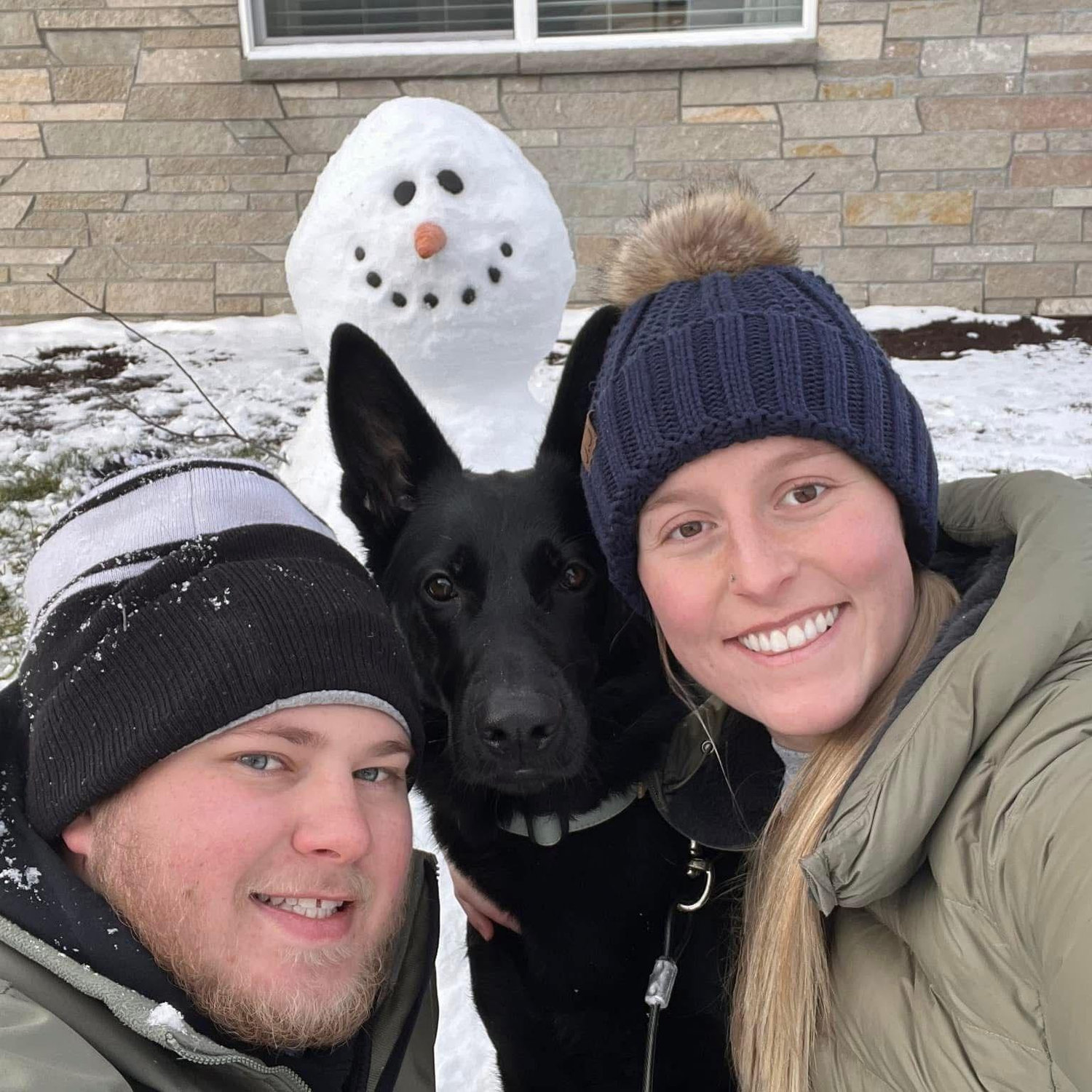 A little bit of fun in the snow with our Lani girl!