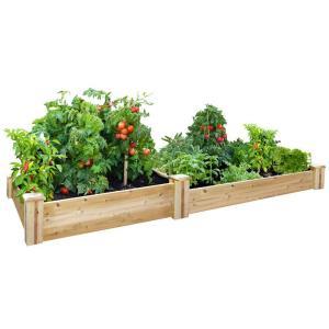 4 ft. x 8 ft. x 7-10.5 in. Original Cedar Raised Garden Bed