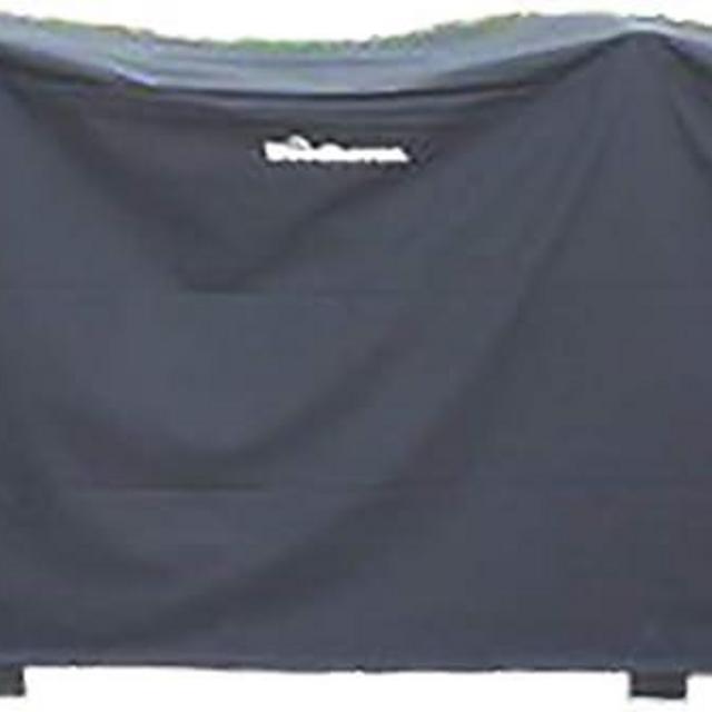Woodhaven 12 Foot Waterproof Full Cover - Covers 3/4 Cord Outdoor Firewood Rack - Reinforced Vinyl With Velcro Straps - Keeps Logs Dry (Black)
