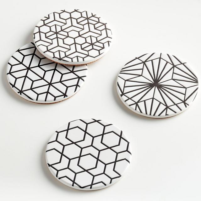 Geo Coasters, Set of 4