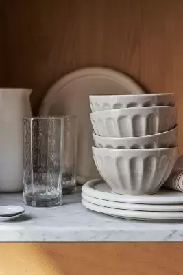 Amelie Latte Cereal Bowls, Set of 4