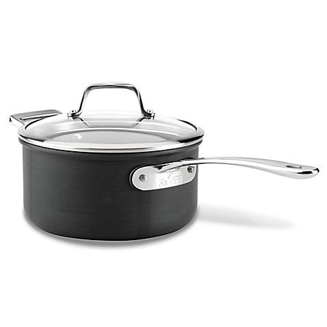 All-Clad B1 Hard Anodized Nonstick 3-Quart Saucepan with Lid