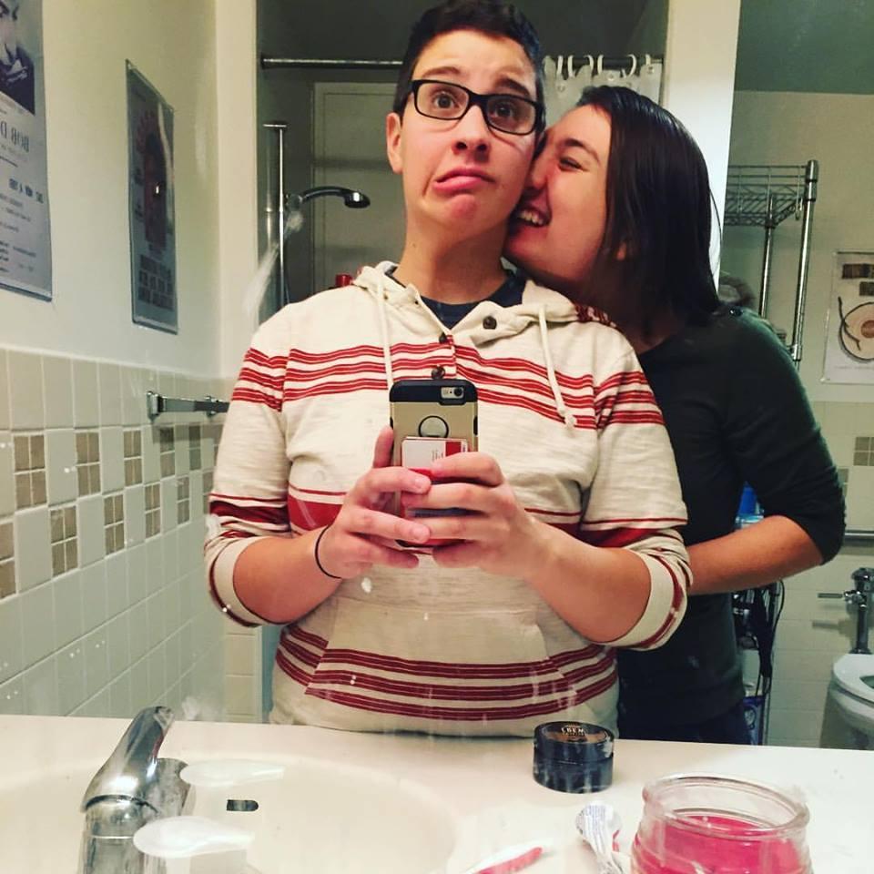 We started living together for the first time in January 2017. One of our first photos in our shared home in Raleigh, NC.