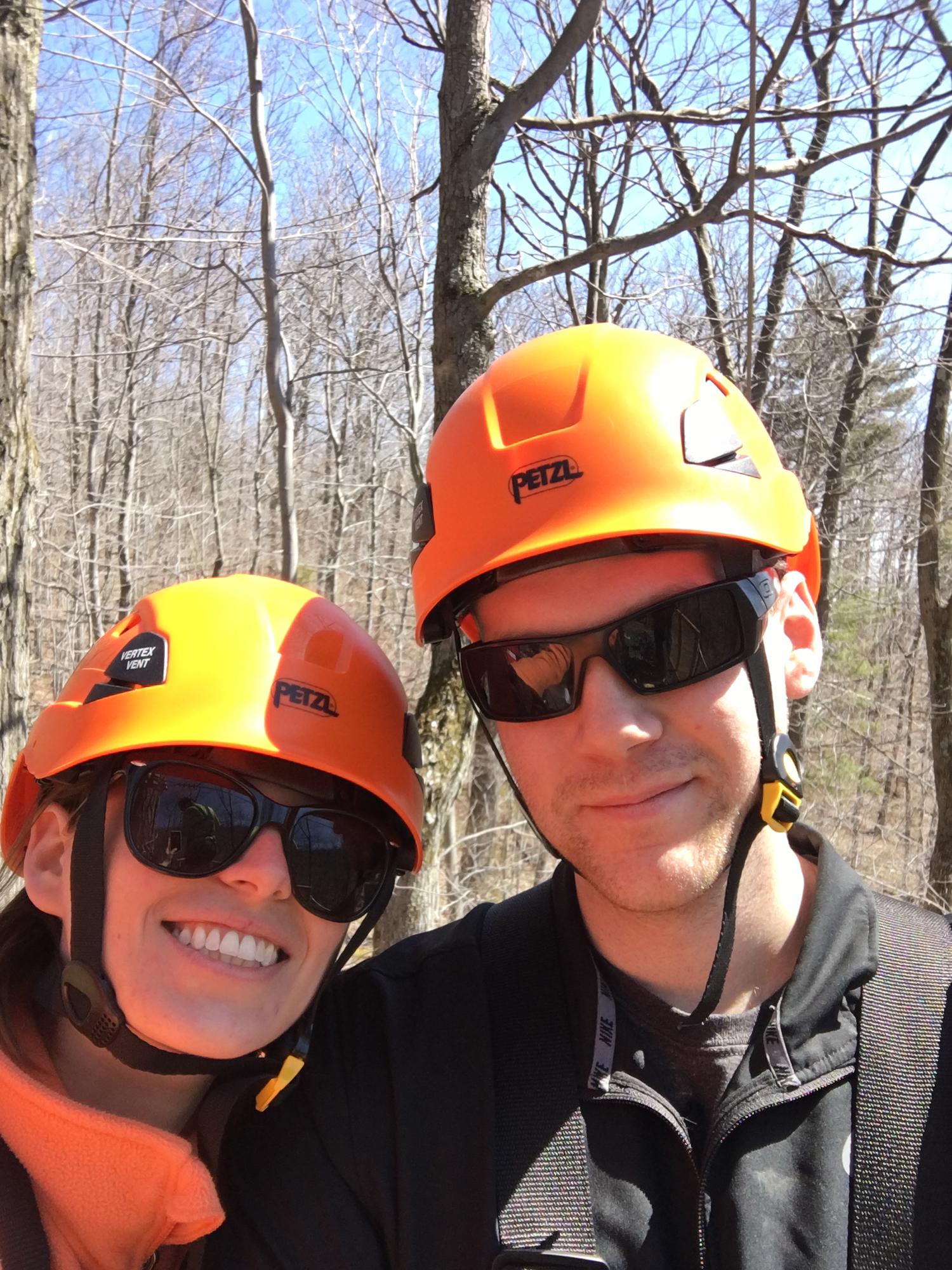 Ziplining in Brockport
