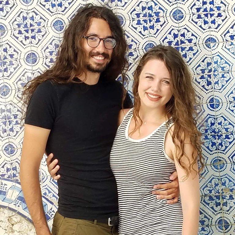 A picture of us in Lisbon.