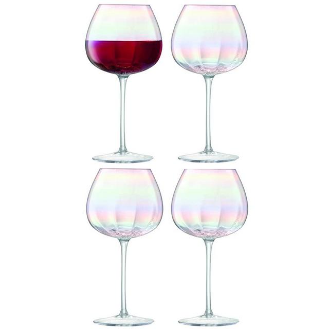LSA International Wine Glass, 15.6 fl oz/H7.75in, Mother of Pearl
