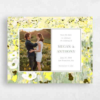Laurel Green Wedding Save the Date - Alta Photo