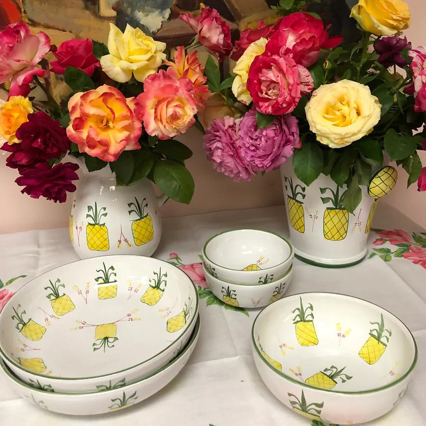 The Ivy Shore Pineapple Serving bowl (petite)