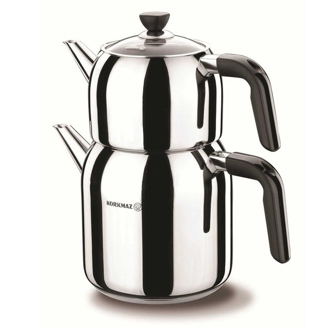 Korkmaz Kappa Mega Tea Pot Set Caydanlik Takimi Teapot Set A079-01