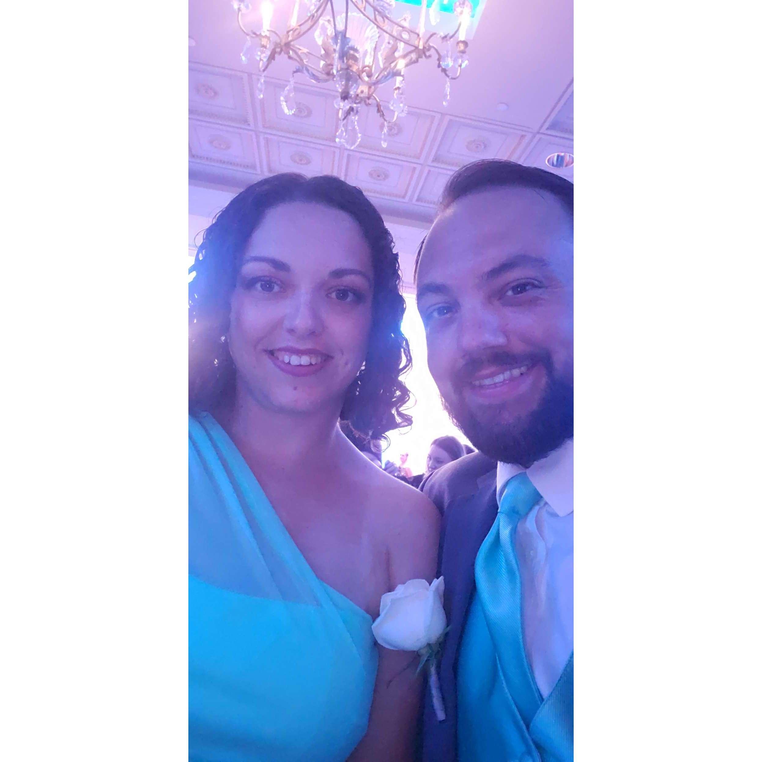 Bridesmaid & Groomsman in our close friend's wedding