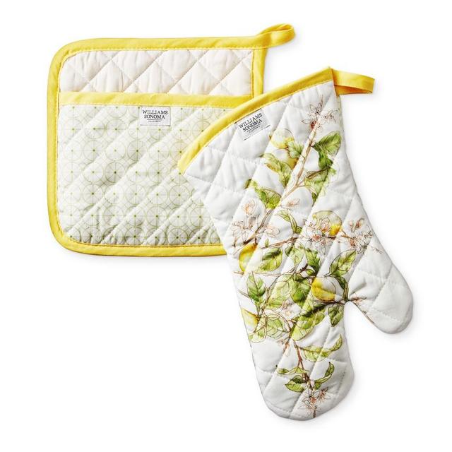 Citron Oven Mitt & Potholder Set