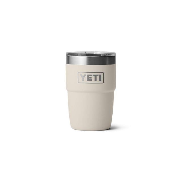 YETI Rambler 8 oz Insulated Coffee Mug with Lid - Stackable Double-Wall Vacuum Insulated Coffee Cup - DuraSip Ceramic Lining - Barista-Friendly Design - Stainless Steel - Dishwasher Safe