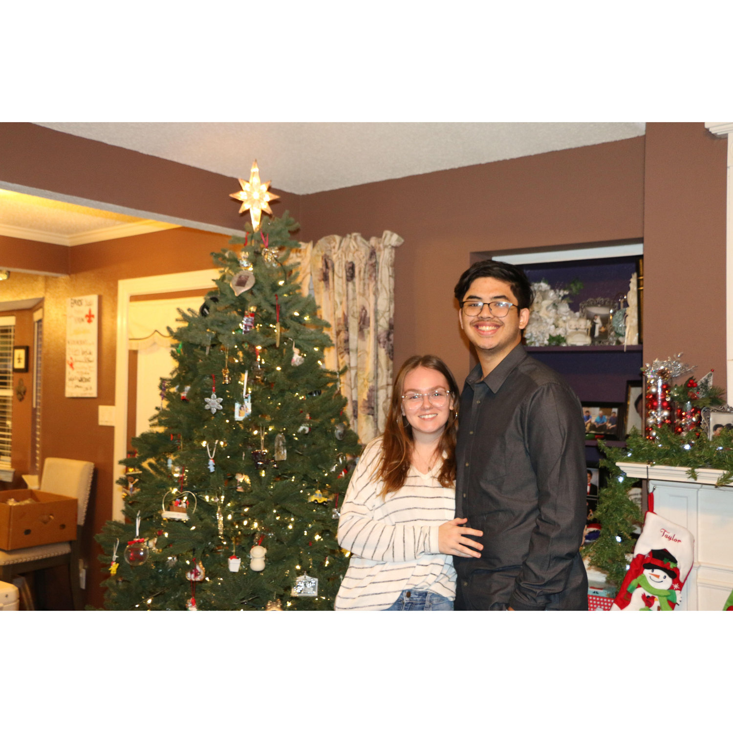 Our first Christmas together! (2019)