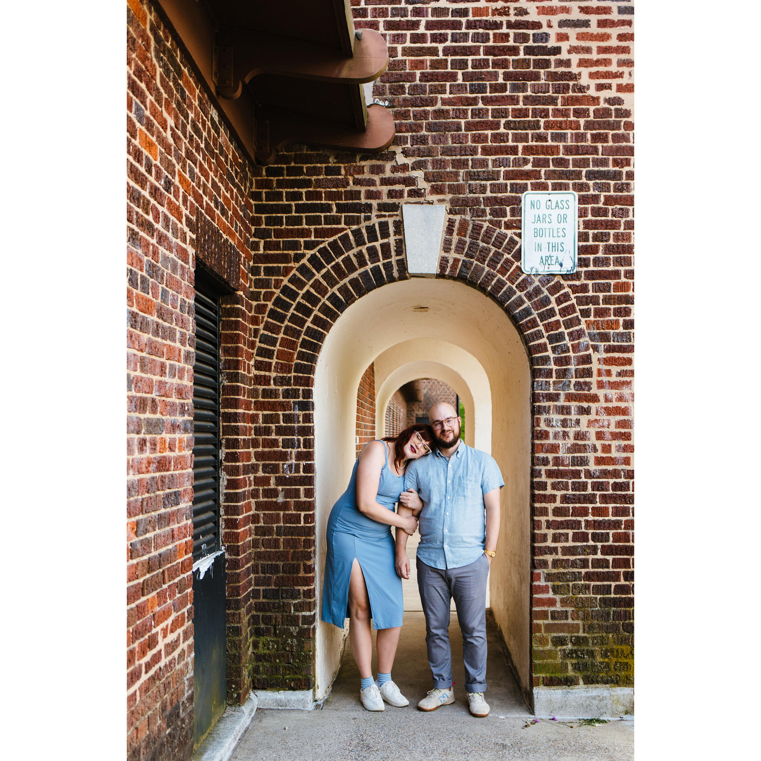 This is a photo we recreated when we first started dating.
