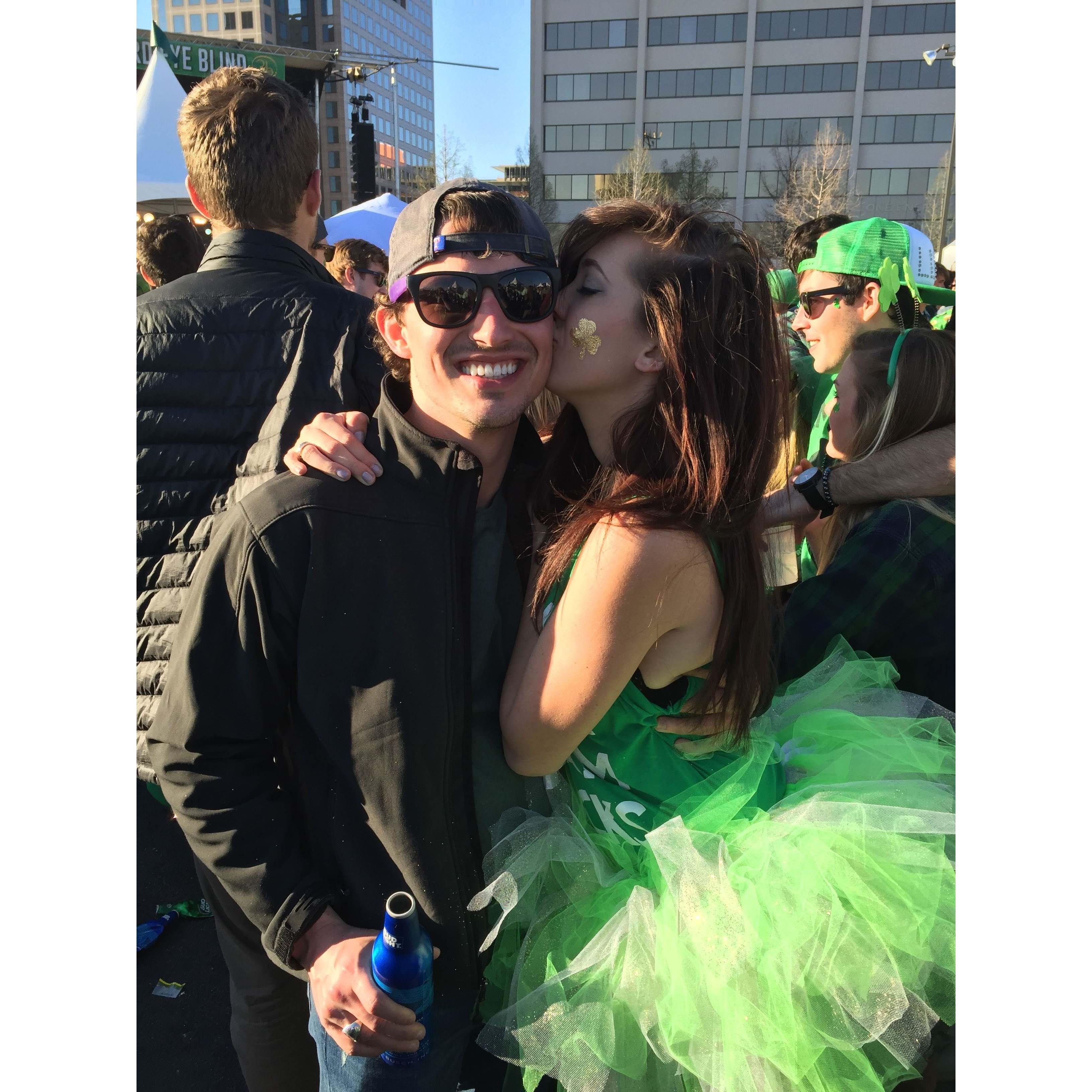 The day we started dating! March 19th, 2016