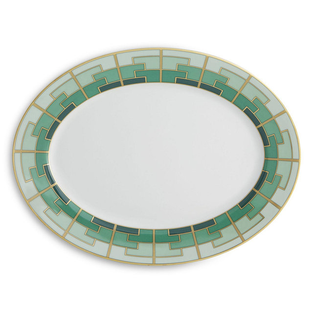 Vista Alegre Emerald Medium Oval Platter