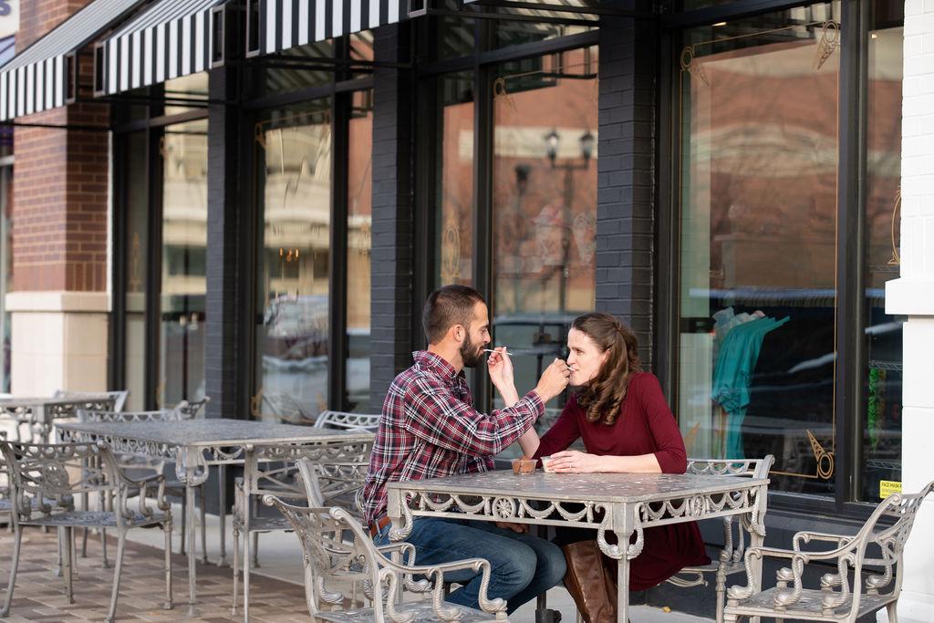 Engagement photos at the Lake Saint Louis Meadows (where we had our first date) done by Gigi Wagner Photography - November 20, 2021