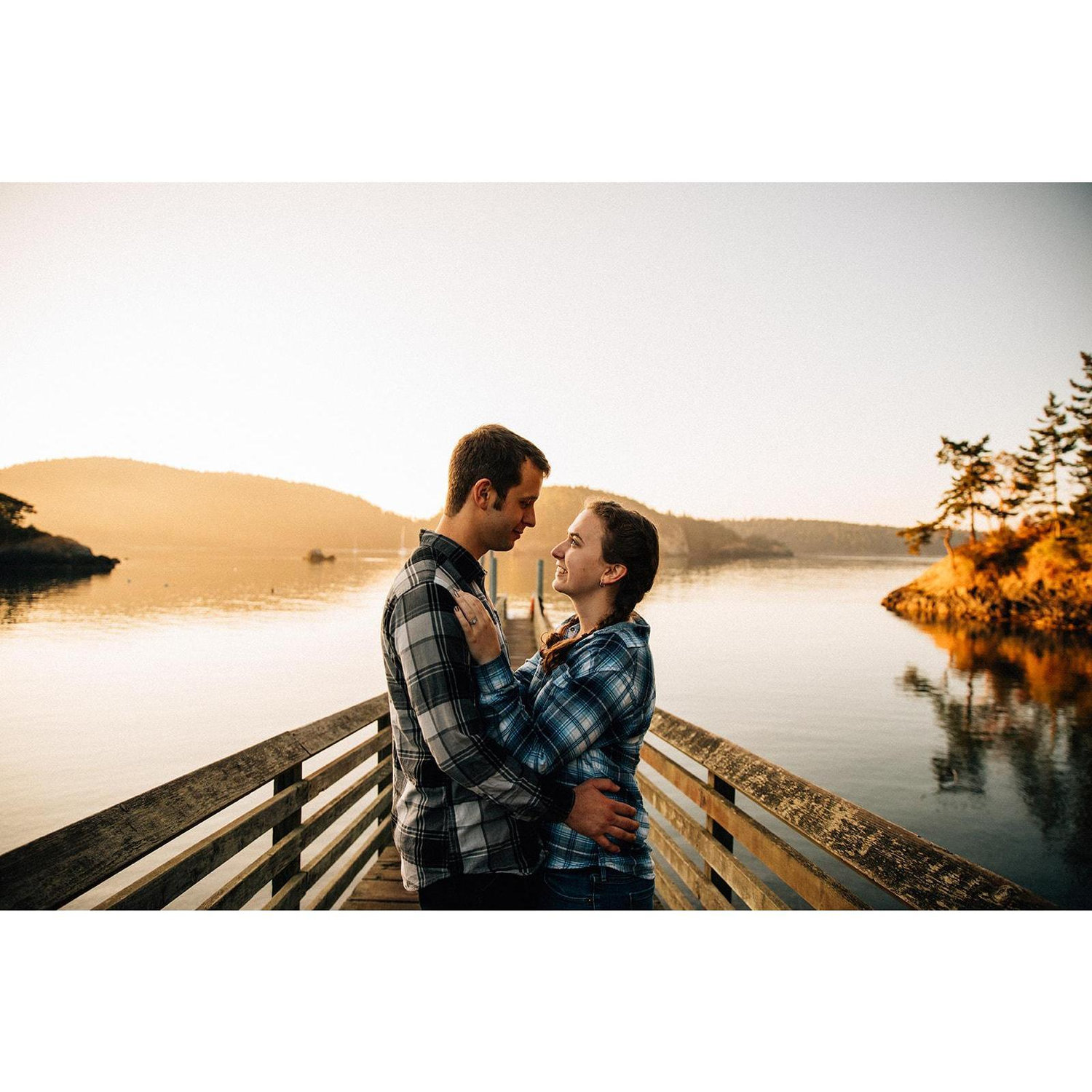 Engagement photoshoot with Zoe Burchard at Deception Pass