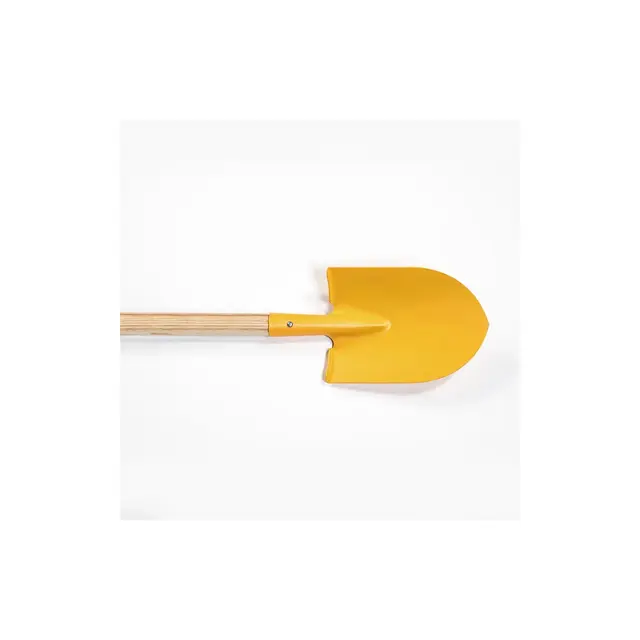 True Temper Real Shovel for Kids Tempered Carbon Steel USA Made 43" Long Yellow