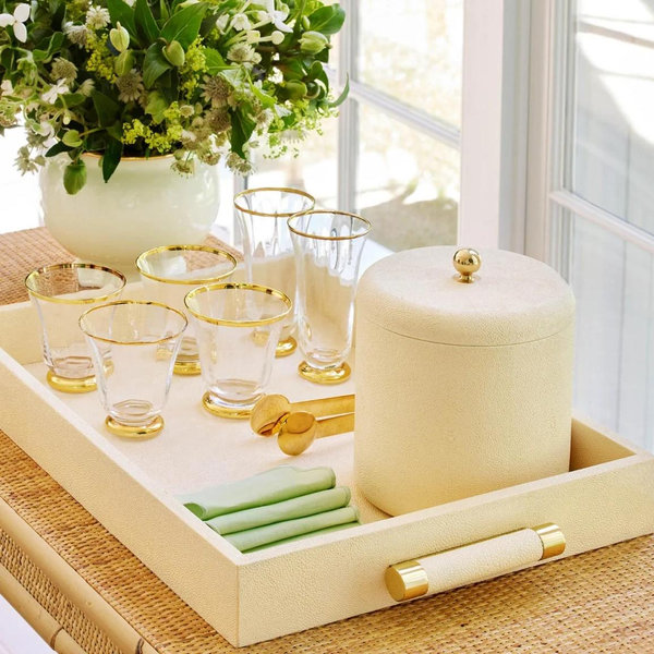 Aerin Classic Shagreen Serving Tray