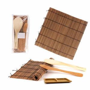 Sushi Rolling Kit - Carbonized Brown