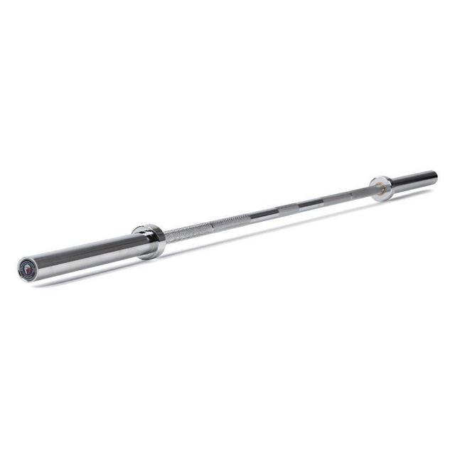 Titan Fitness Performance Series Power Barbell, 20 KG 29 MM Medium Knurling Olympic Powerlifting Bar, Rated 1,500 LB, Home Gym Strength Training Bar For Slow Squat, Bench, and Deadlift Movements