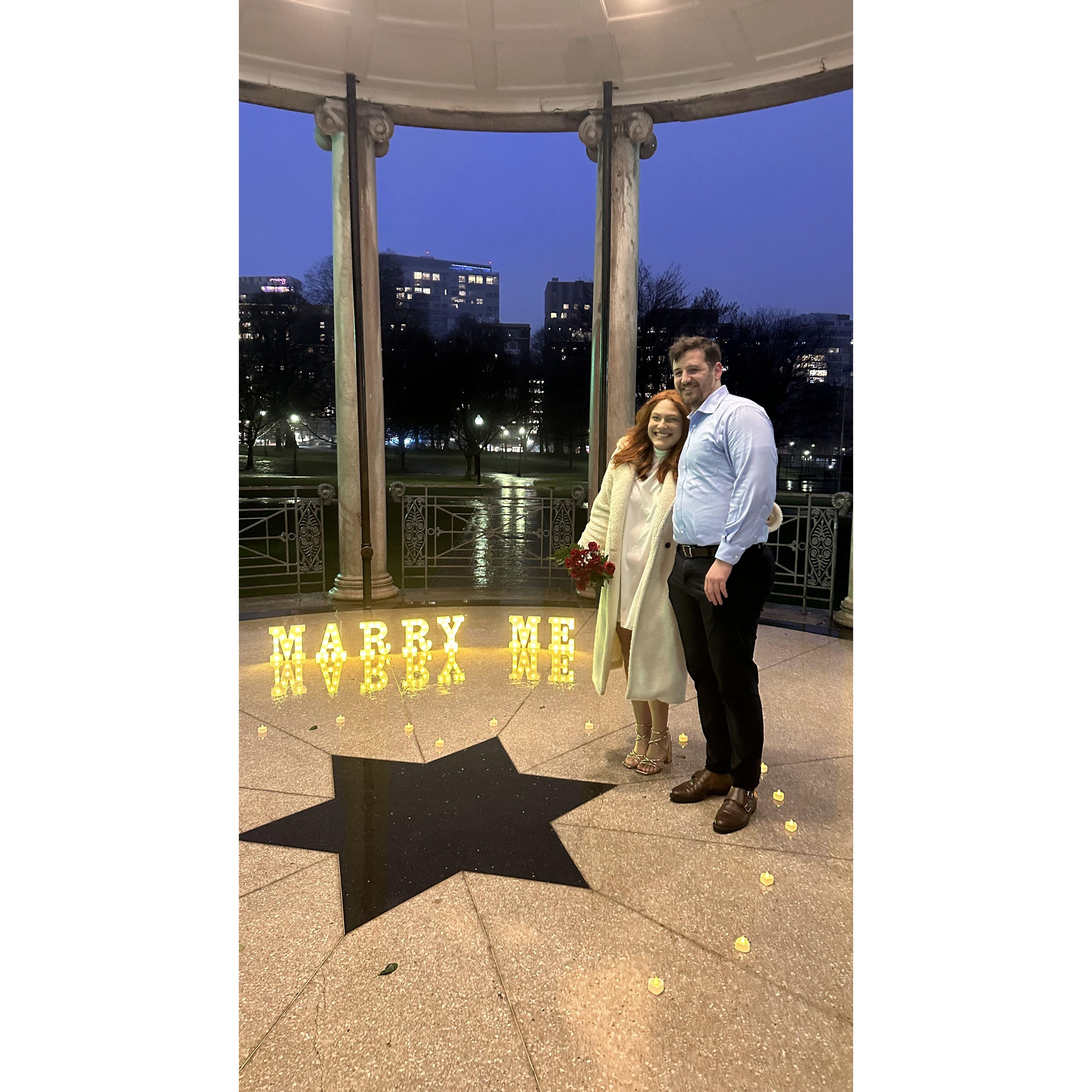 03.23.24 Celebrating a year together with a beautiful proposal