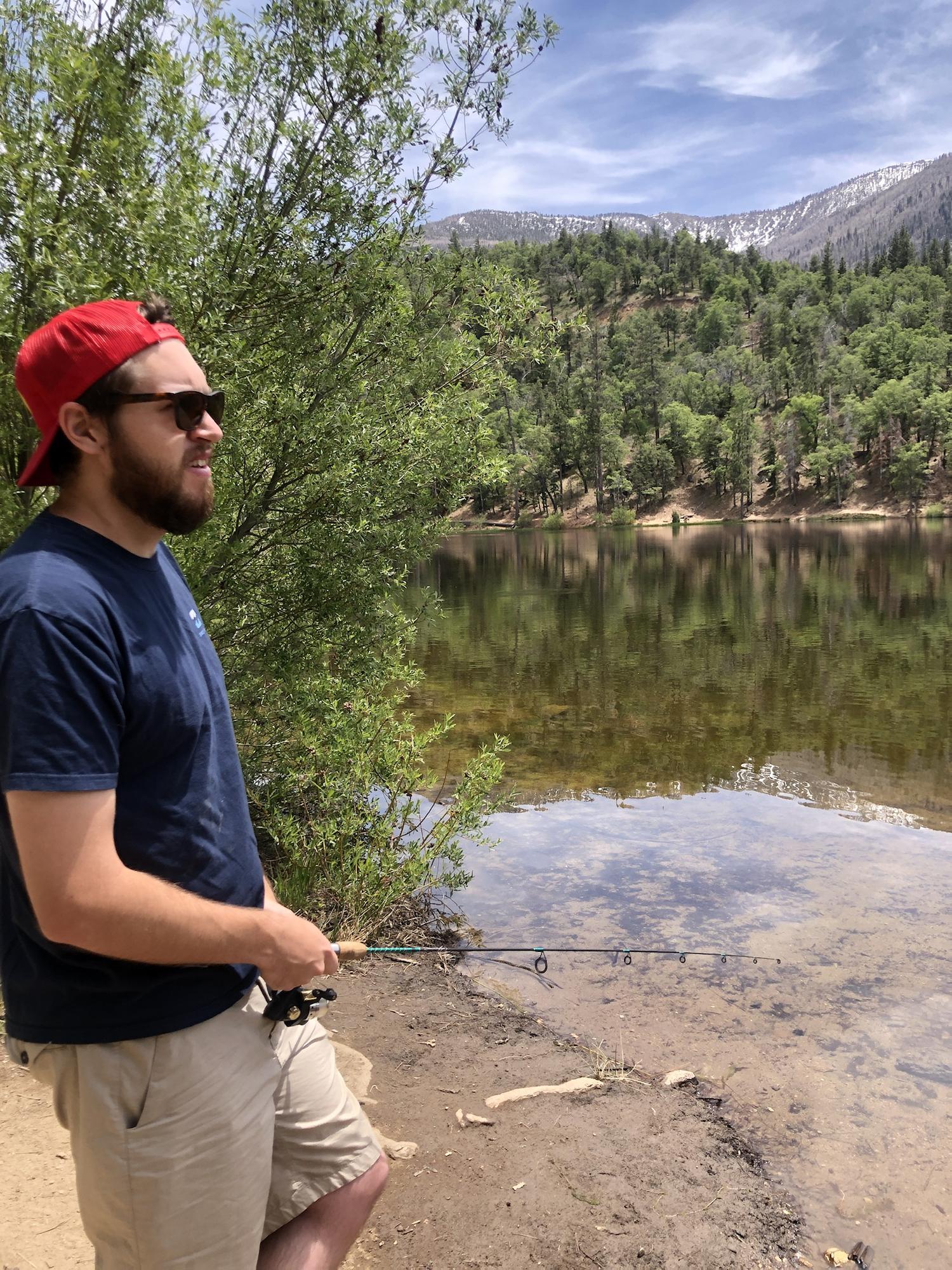 One of many fishing trips.