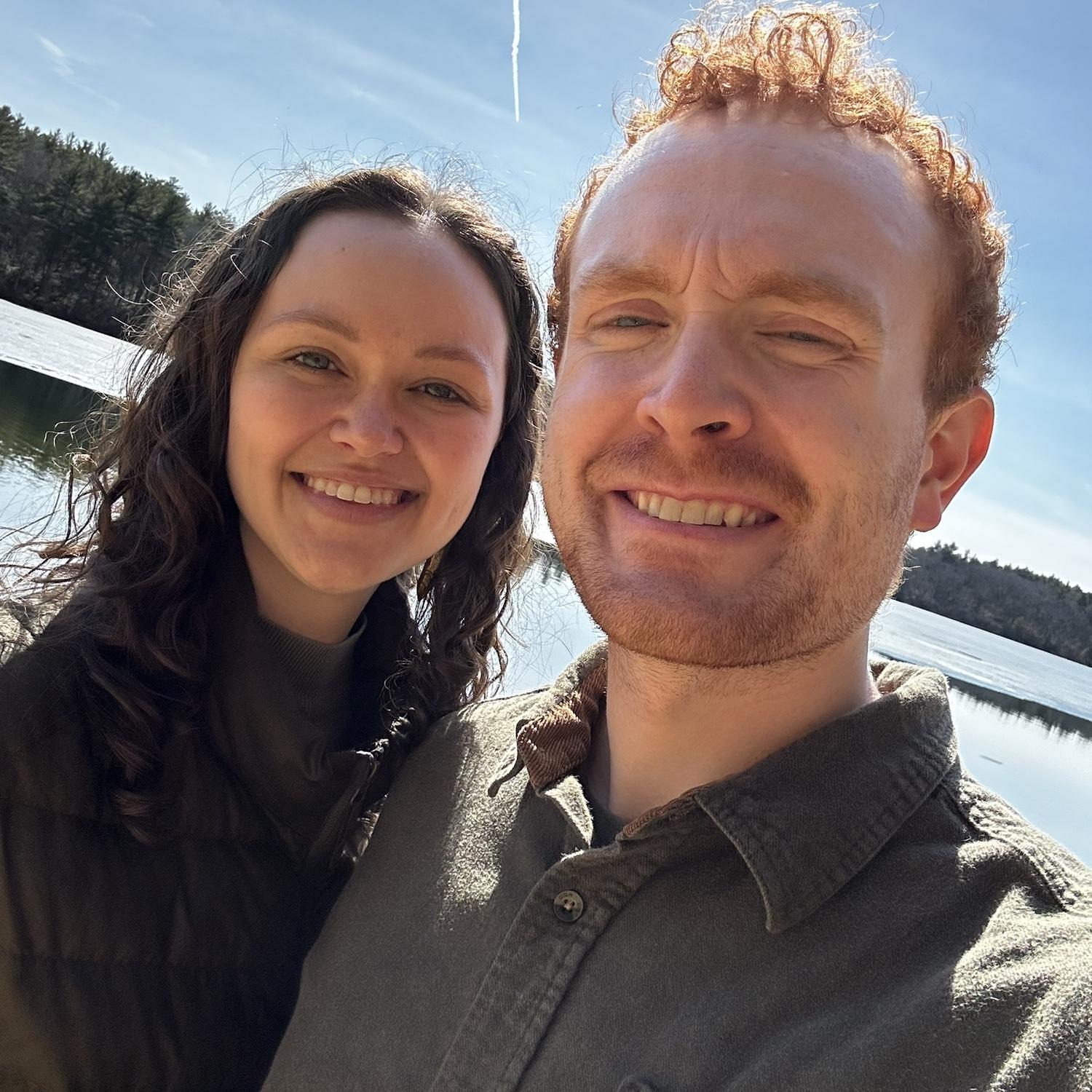 Pondering nature on a warm March day by Walden Pond