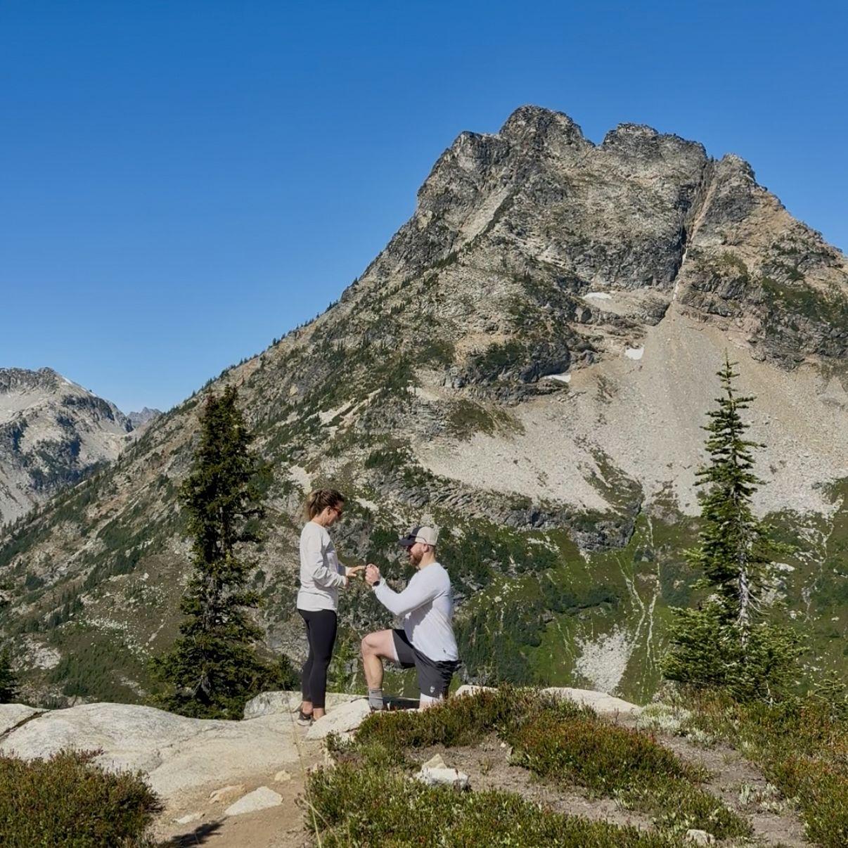 Will proposed on the Maple Pass Loop Trail on August 4, 2025. We already had our wedding planned! :)