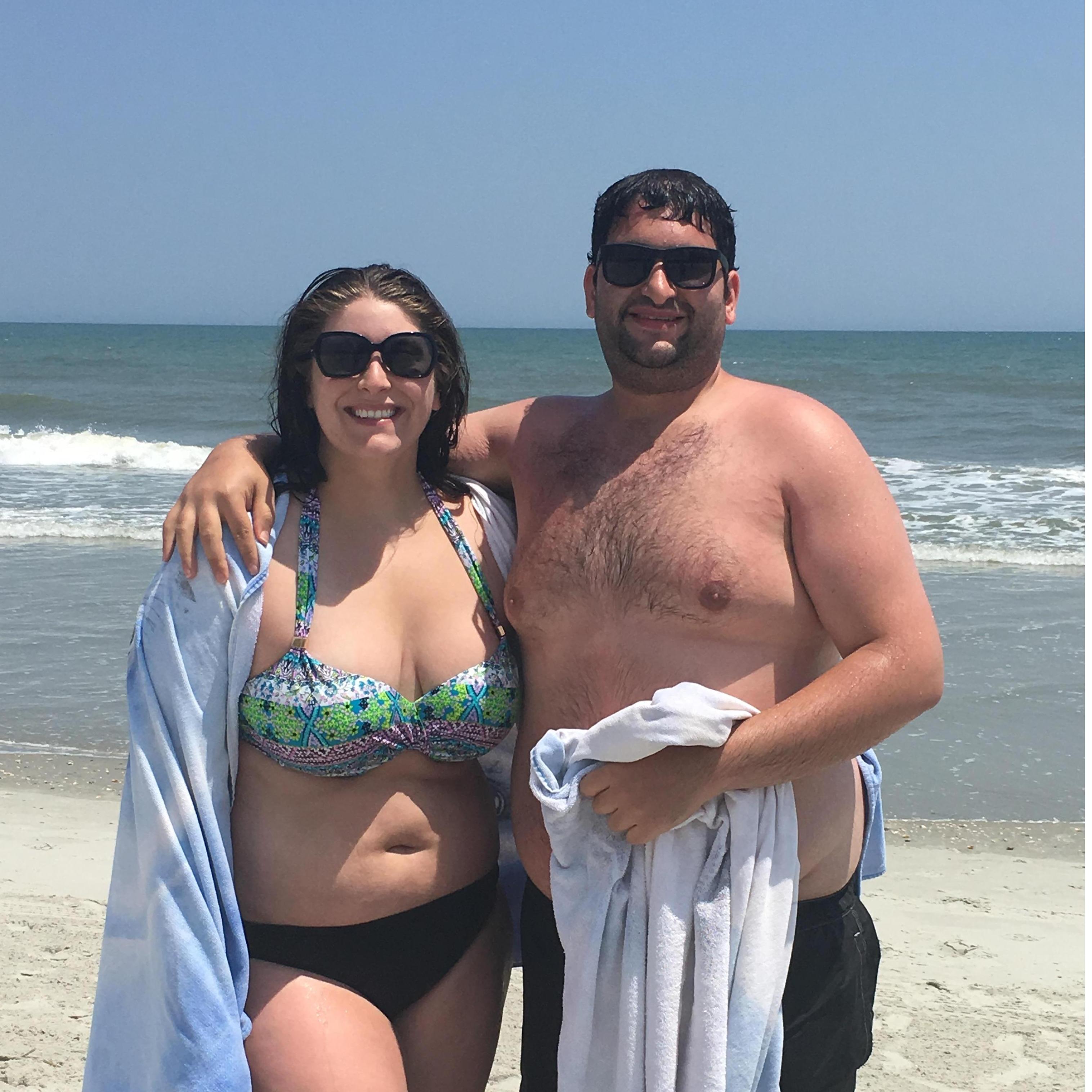 Loving beach and family time in Maine