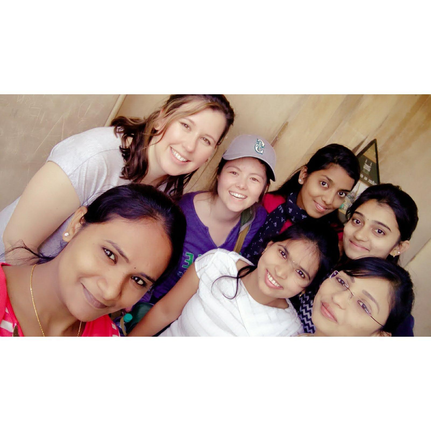 Amanda missing Joe in Hyderabad, India. This is the Charminar, a place Joe also visited a year previously when he also went on a business trip there. (Photo February, 2018)