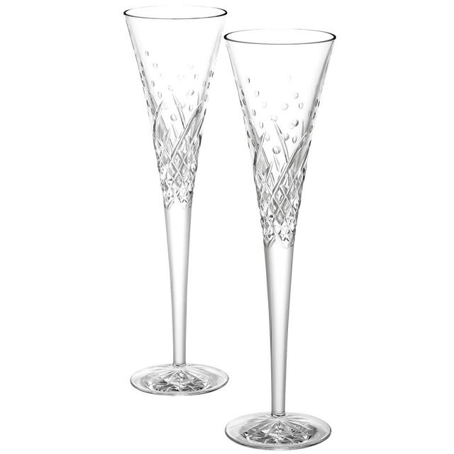 Waterford Happy Celebrations Toasting Flutes, Set of 2