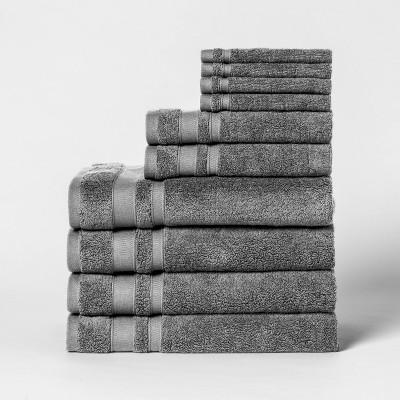 10pk Towel Set Radiant Gray - Threshold™